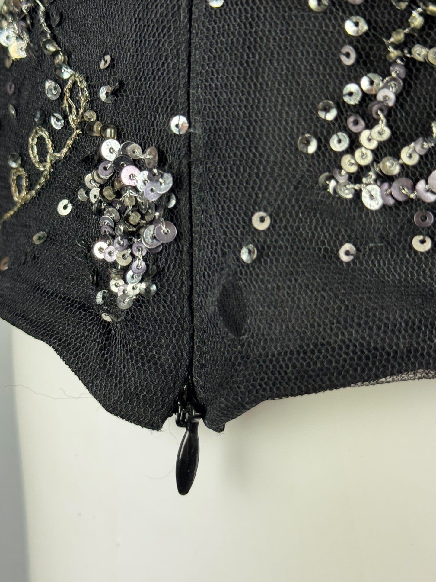 Alexander McQueen Silk Mesh Sequin Vest, 2004