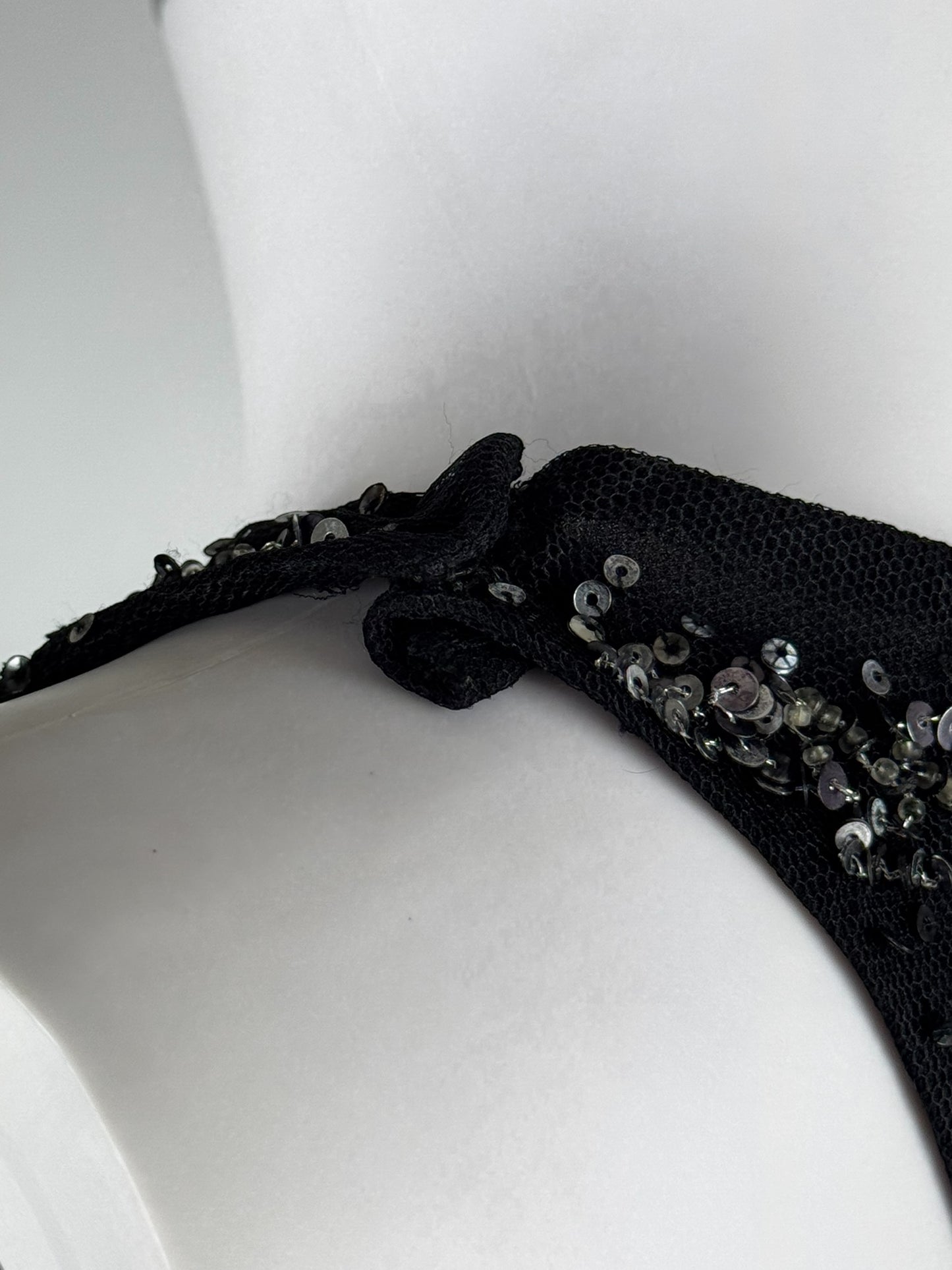 Alexander McQueen Silk Mesh Sequin Vest, 2004