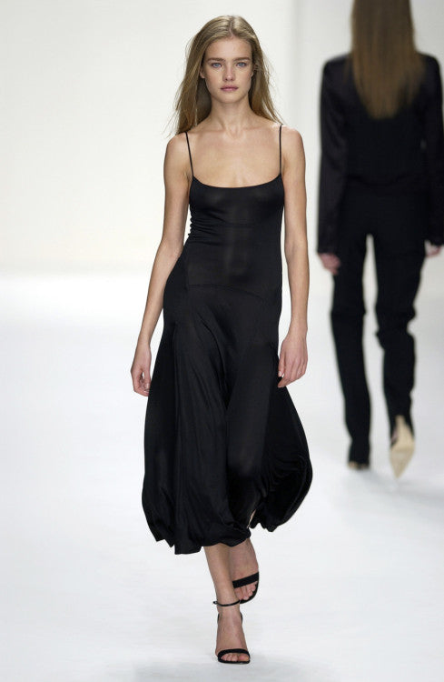 Calvin Klein Collection Black Contoured Dress, SS 2003