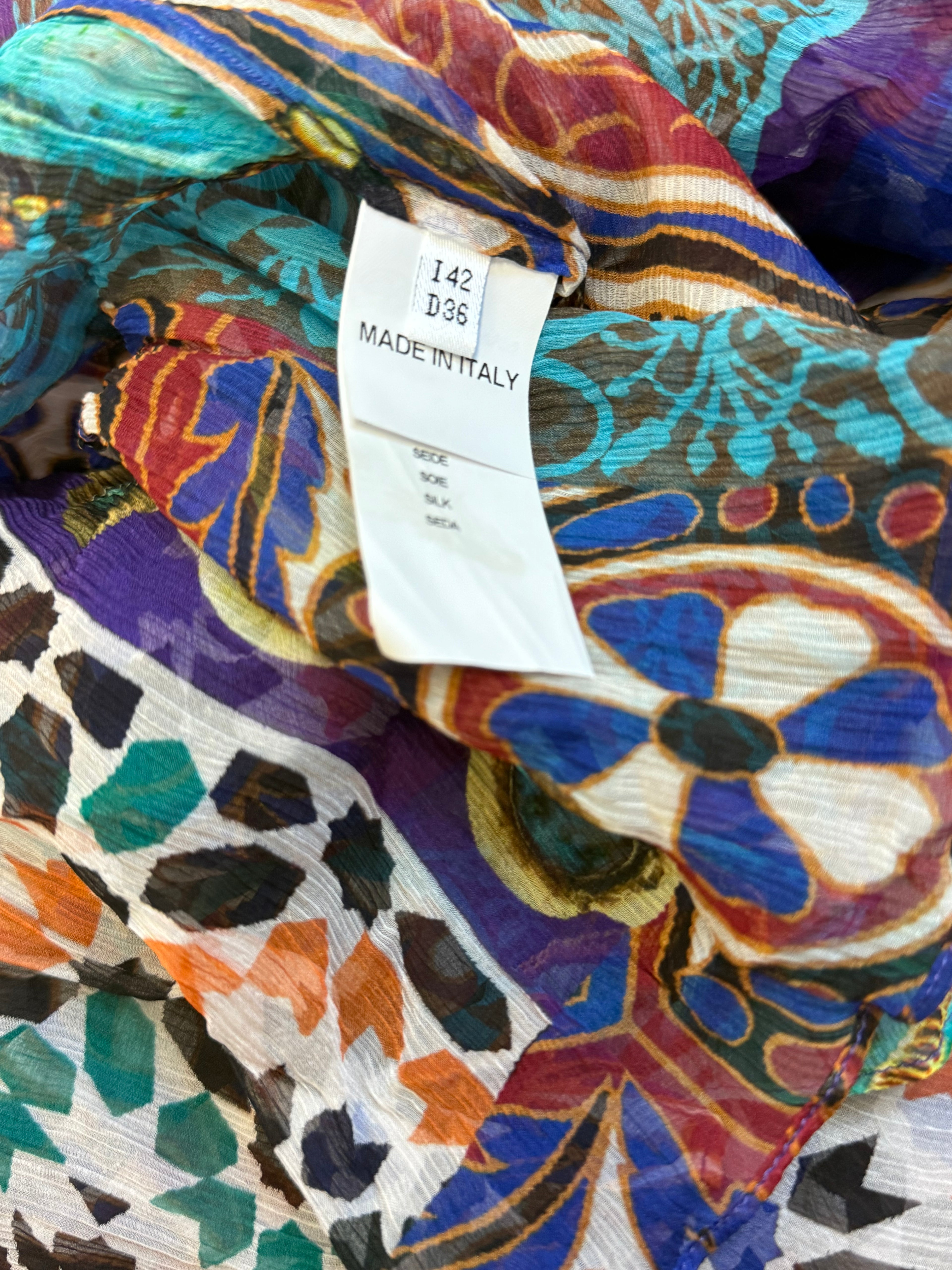 Blumarine Silk Gown Ensemble, c. 2010s