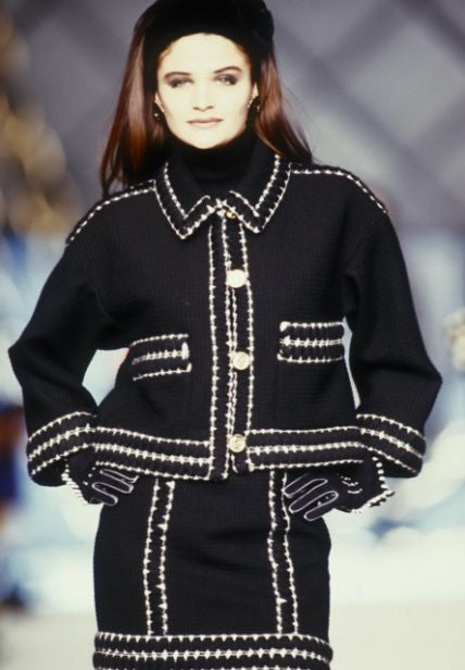 Chanel Wool Jacket with Silk Jewel Lining, FW 1990