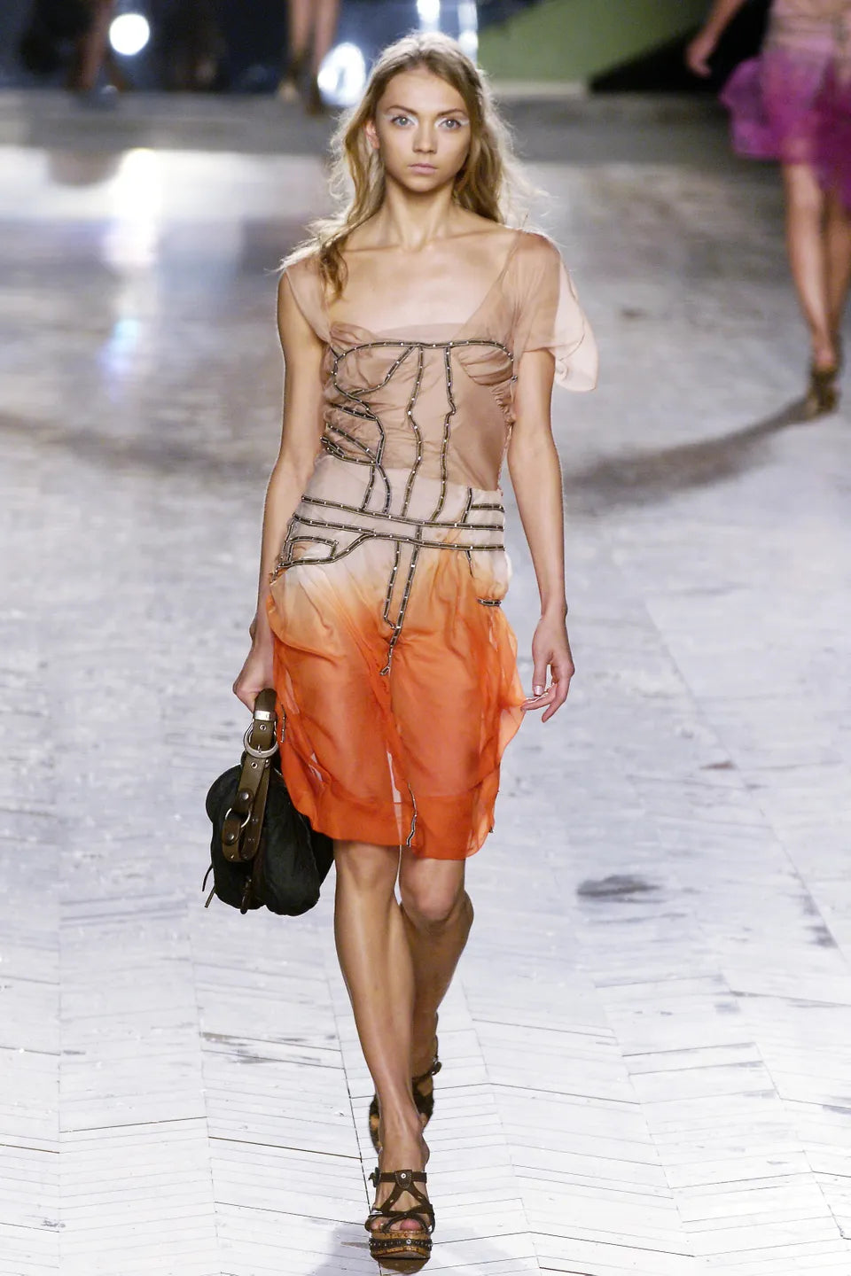 Christian Dior by John Galliano Silk Ombré Scarf, SS 2006
