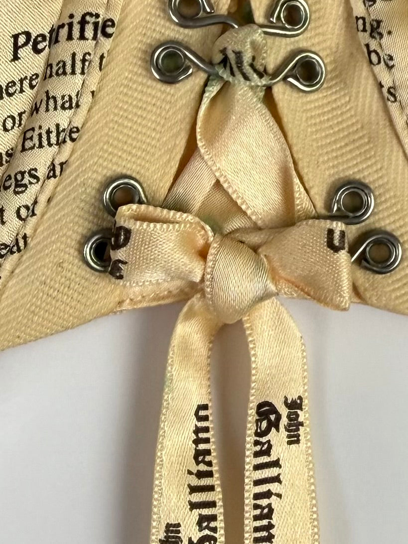 John Galliano Newspaper Silk Lingerie Set, 2004
