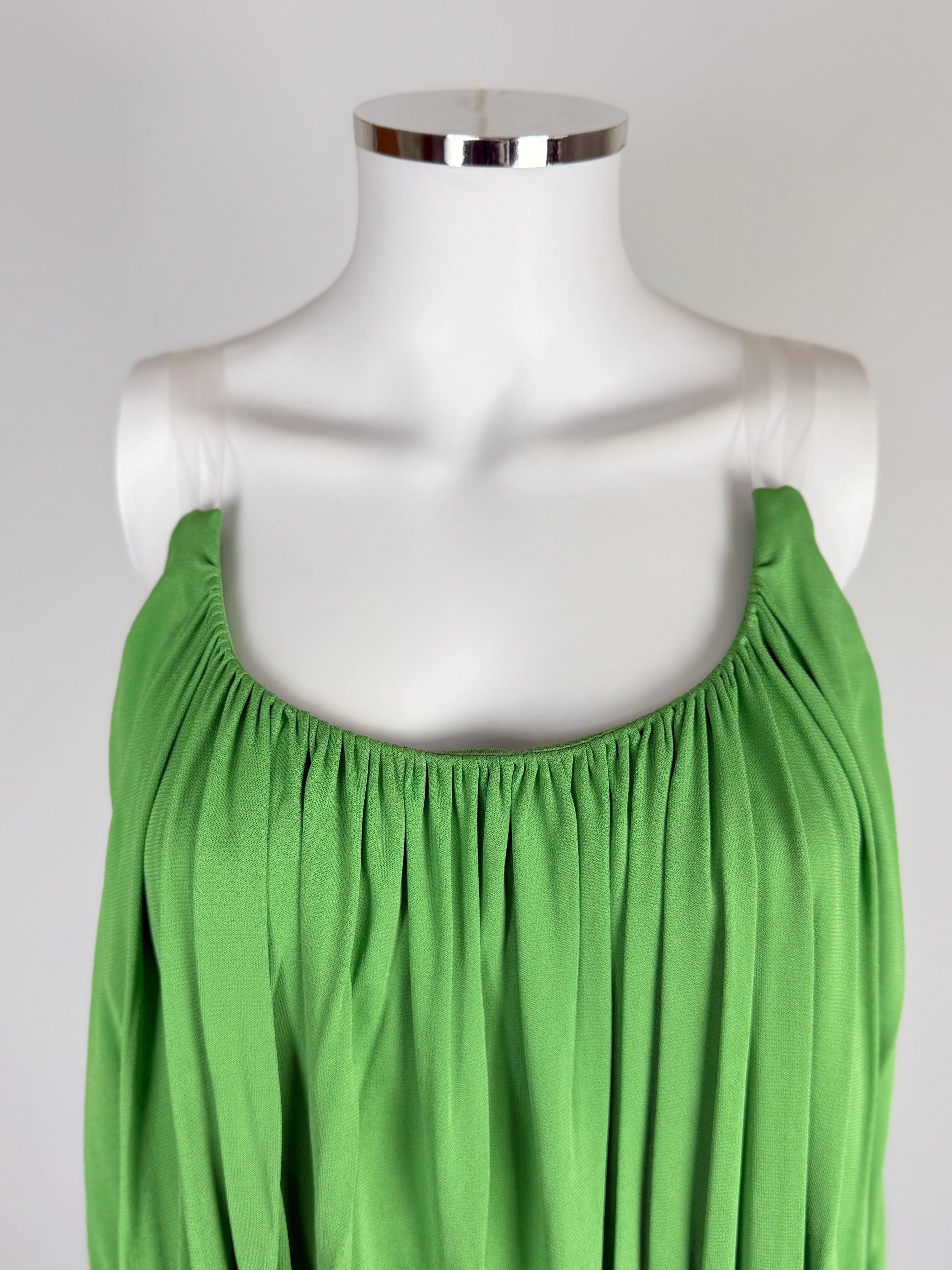 Alexander McQueen “Voss” Green PVC Strap Dress, 2008