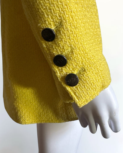 Chanel Yellow Wool Jacket, Cruise 1997