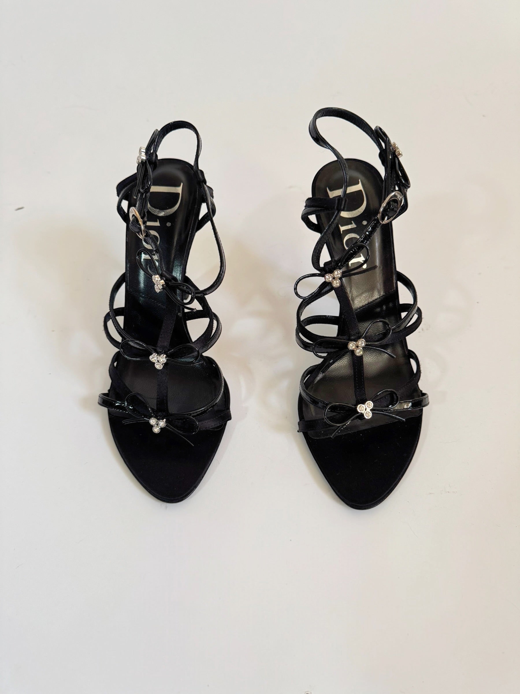Christian Dior by John Galliano Bow Strappy Sandals, c. 2000s