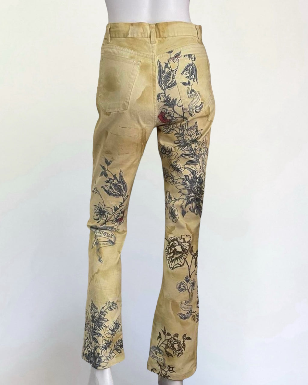 Roberto Cavalli Tattoo Jeans, SS 2003
