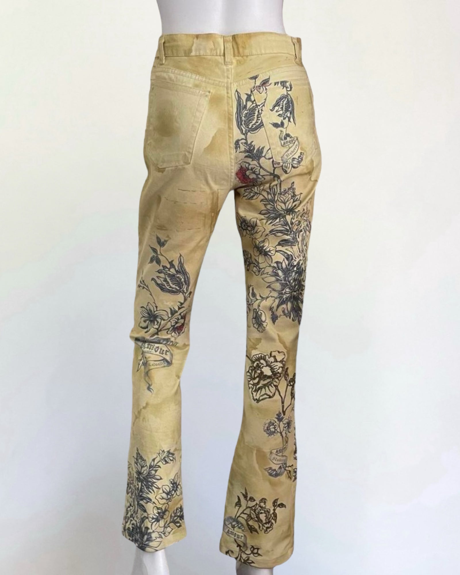 Roberto Cavalli Tattoo Jeans, SS 2003