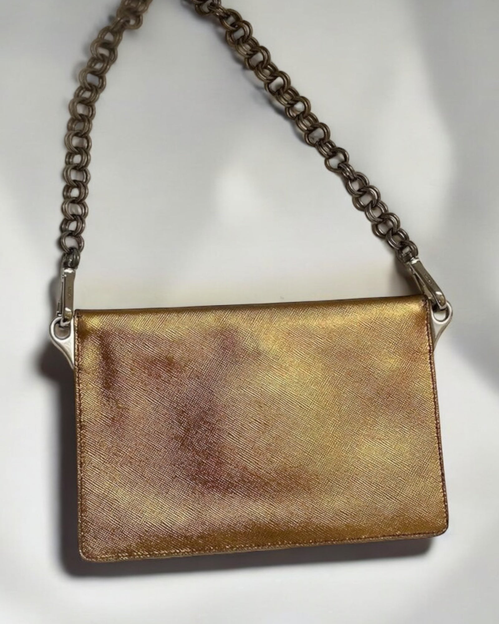 Prada Contenitori Piatti Bronze Bag, c. 2000s