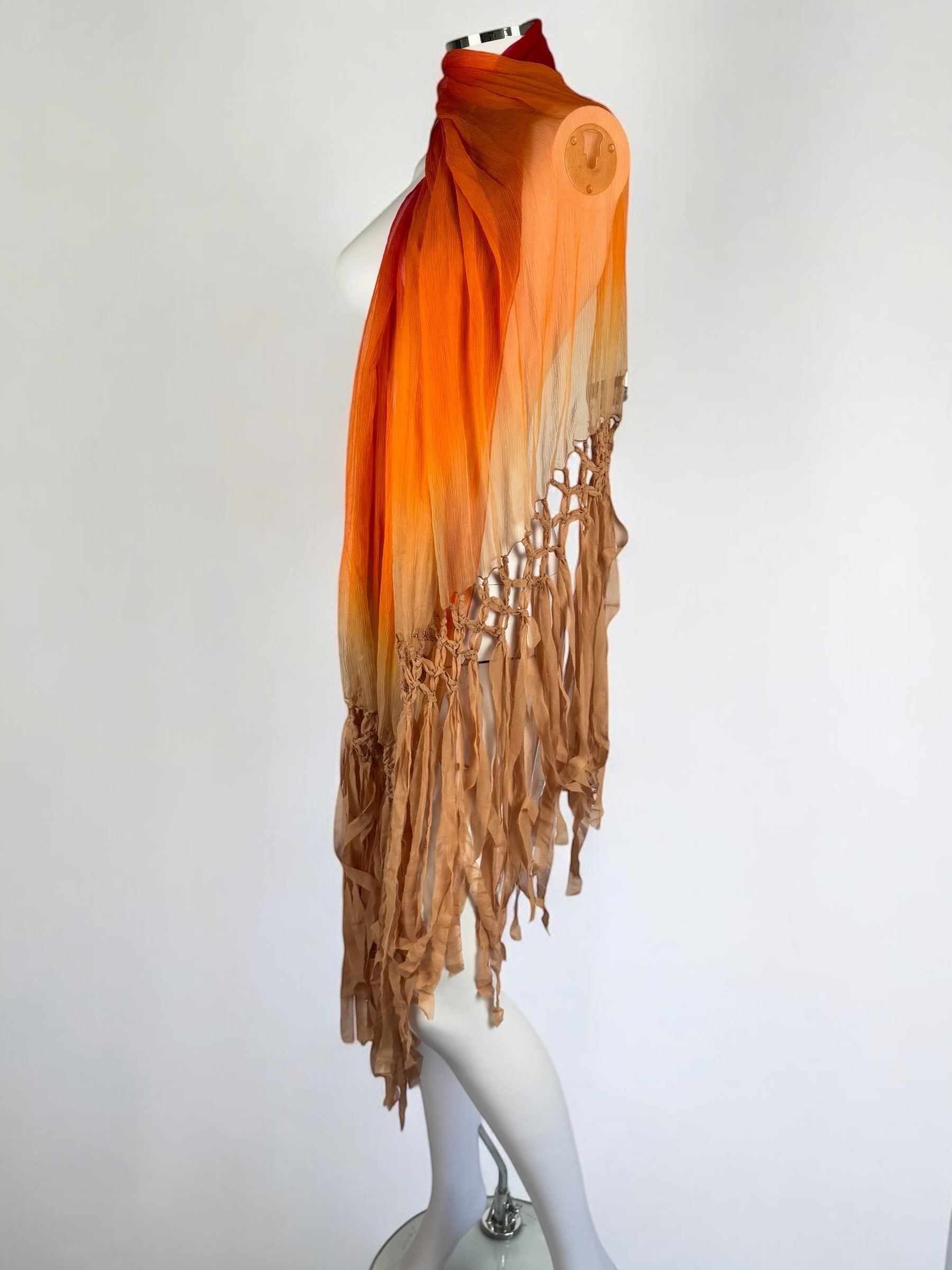 Christian Dior by John Galliano Silk Ombré Scarf, SS 2006