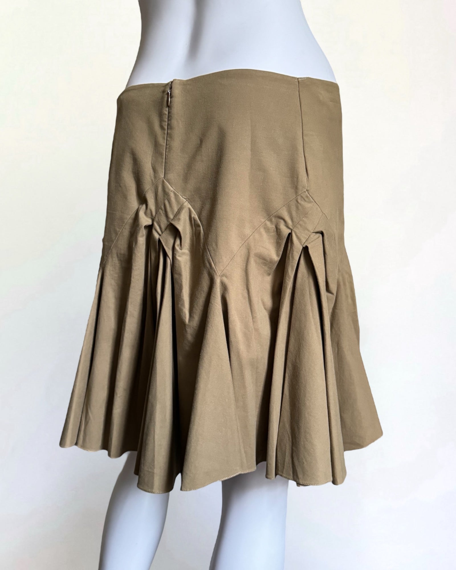 Christian Dior by John Galliano Pleated Mini Skirt, 2003