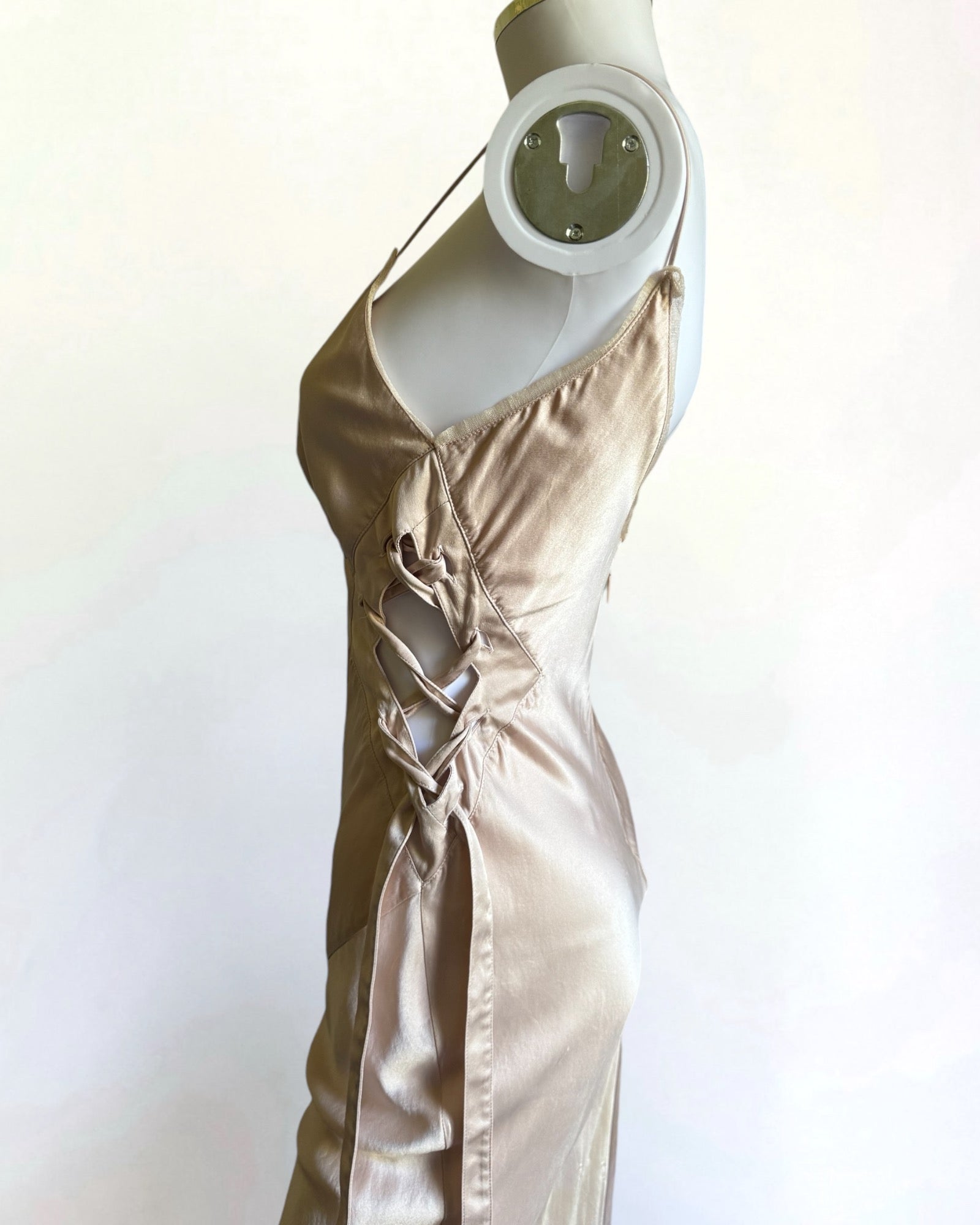 Roberto Cavalli Silk Satin Gown, c. 2004