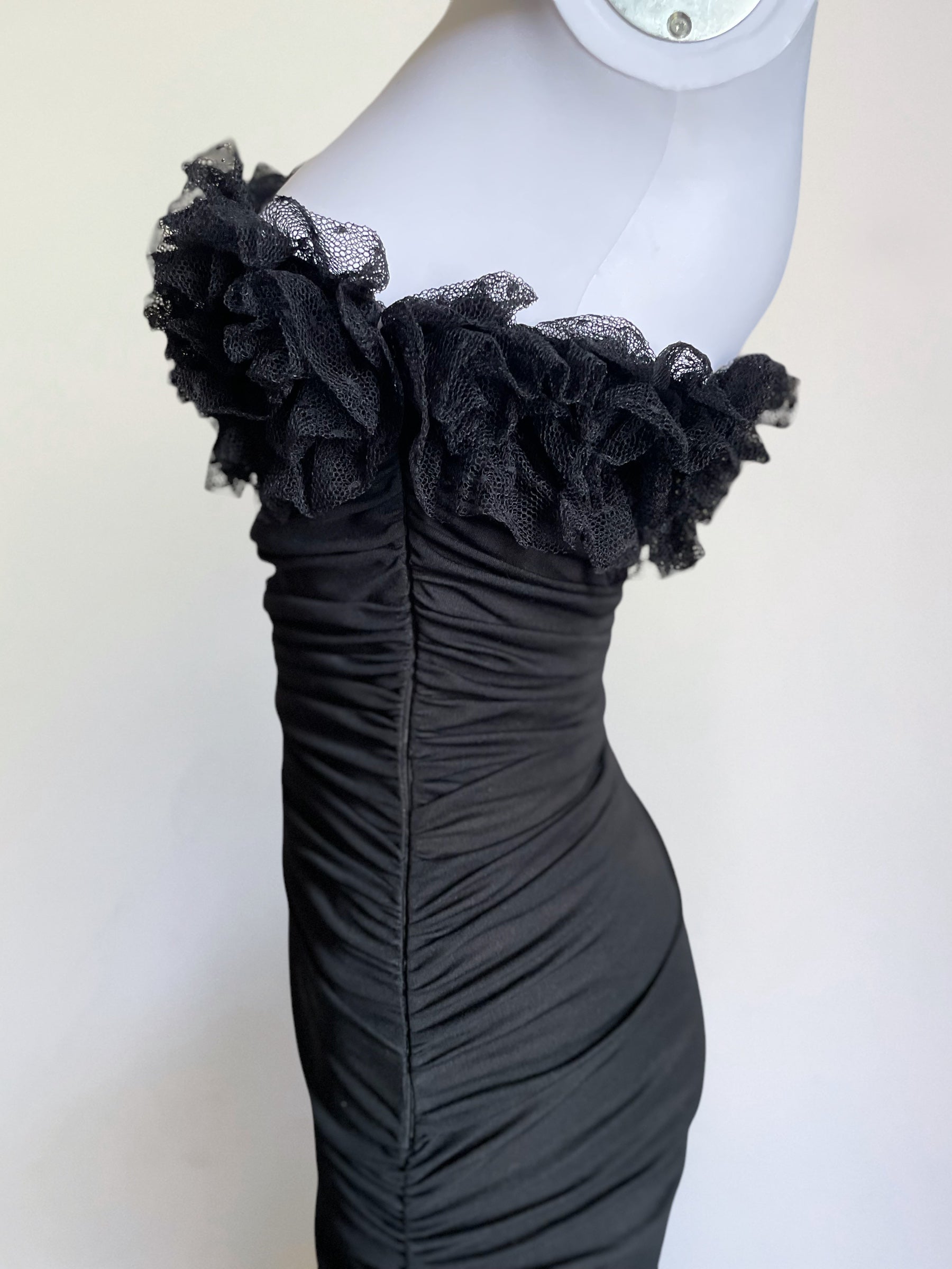 Giambattista Valli Black Cocktail Dress, Debut Collection FW 2005