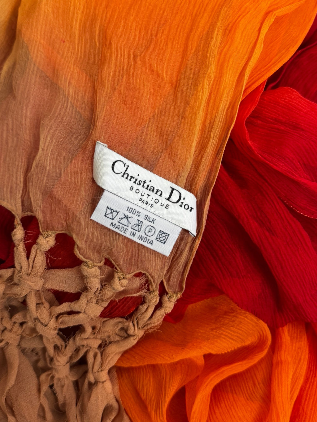 Christian Dior by John Galliano Silk Ombré Scarf, SS 2006