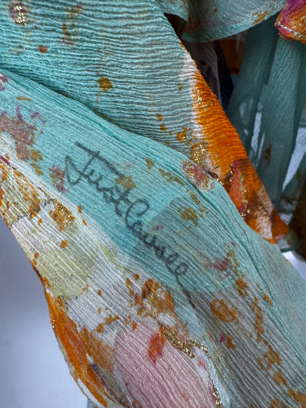 Just Cavalli Silk Floral Dress, c. 2004