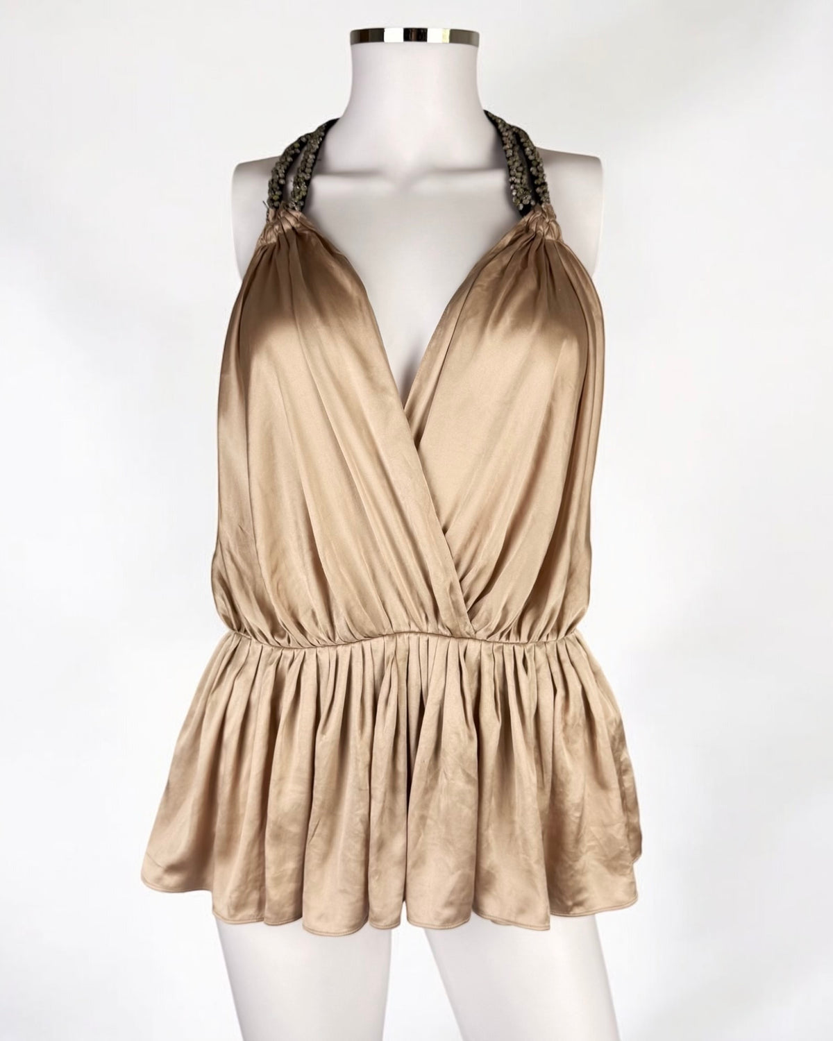 Chloé by Phoebe Philo Silk Embellished Top, SS 2005
