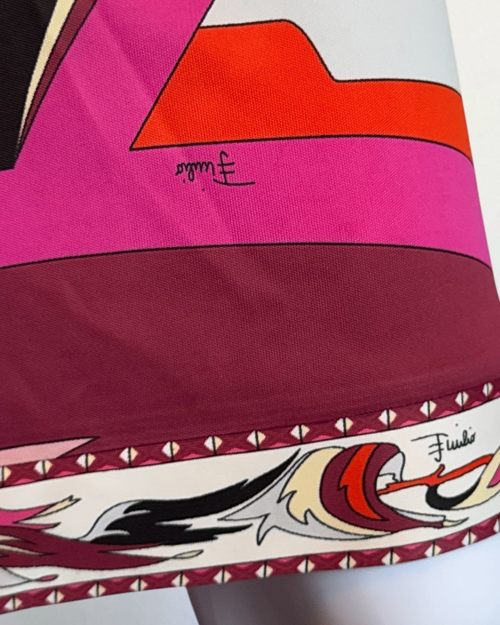Emilio Pucci Pink Printed Skirt, c. 2000s