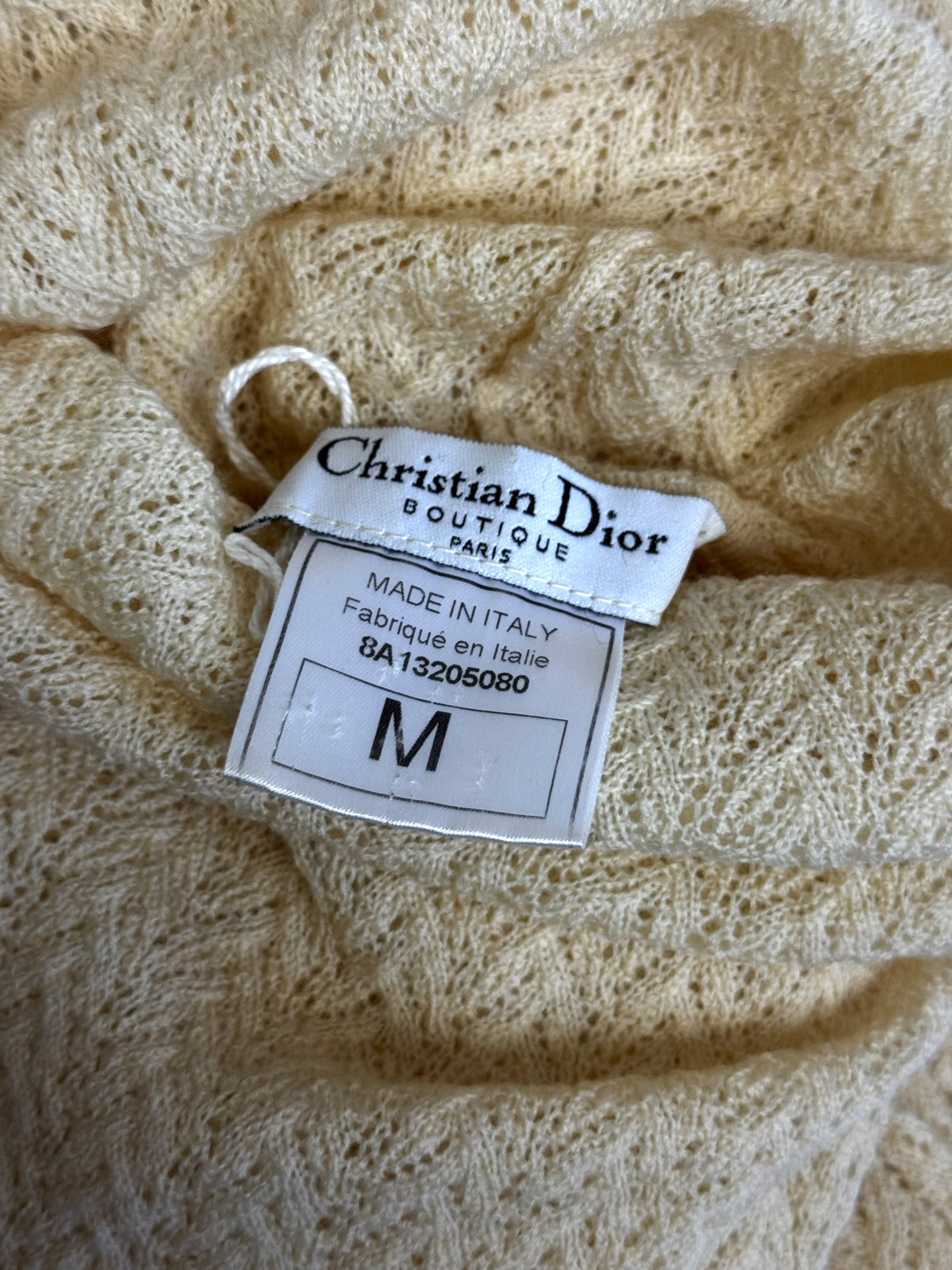 Christian Dior by John Galliano Chevron Knit Jumper, FW 1998