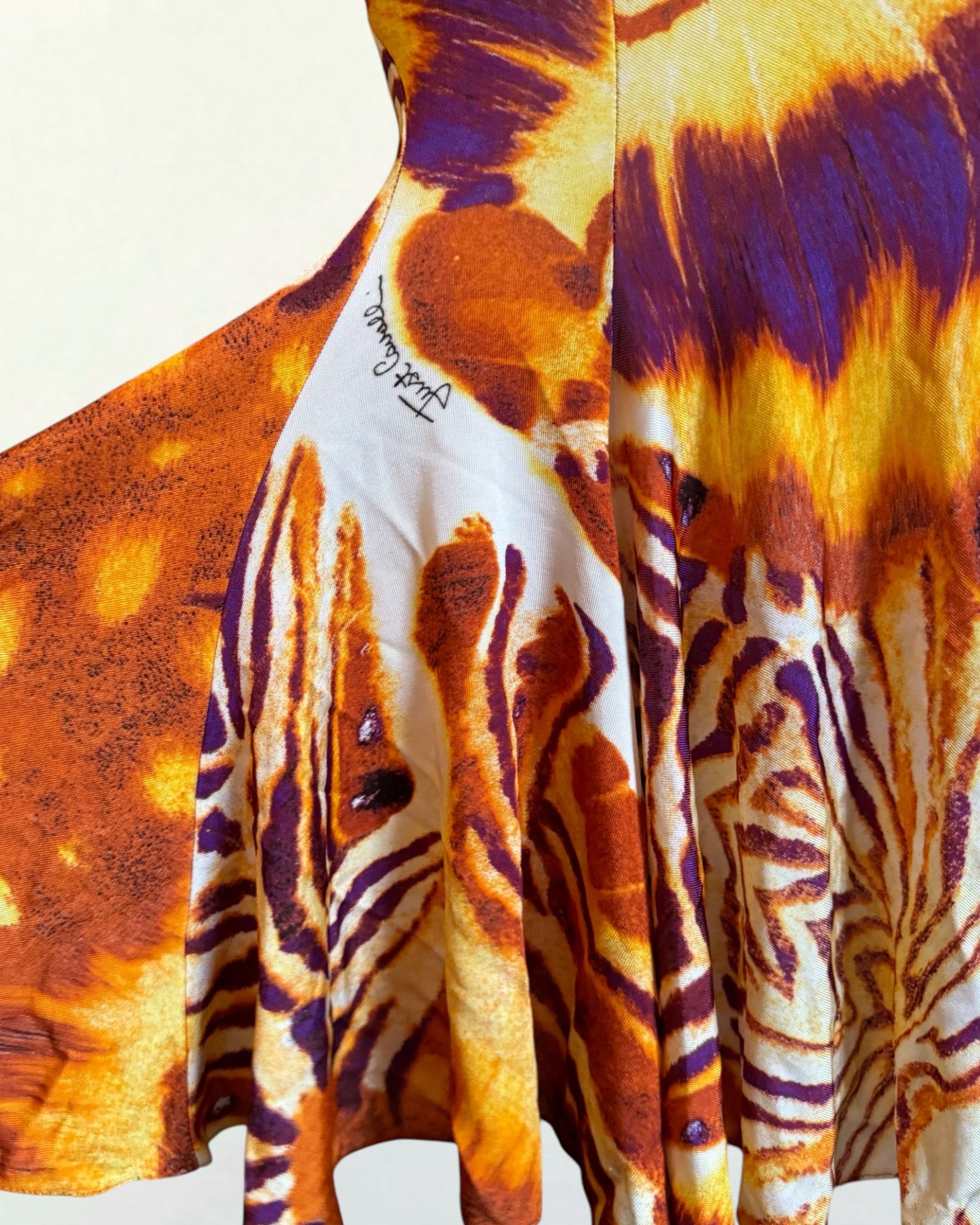 Roberto Cavalli Animal Print Midi Dress, c. 2000s