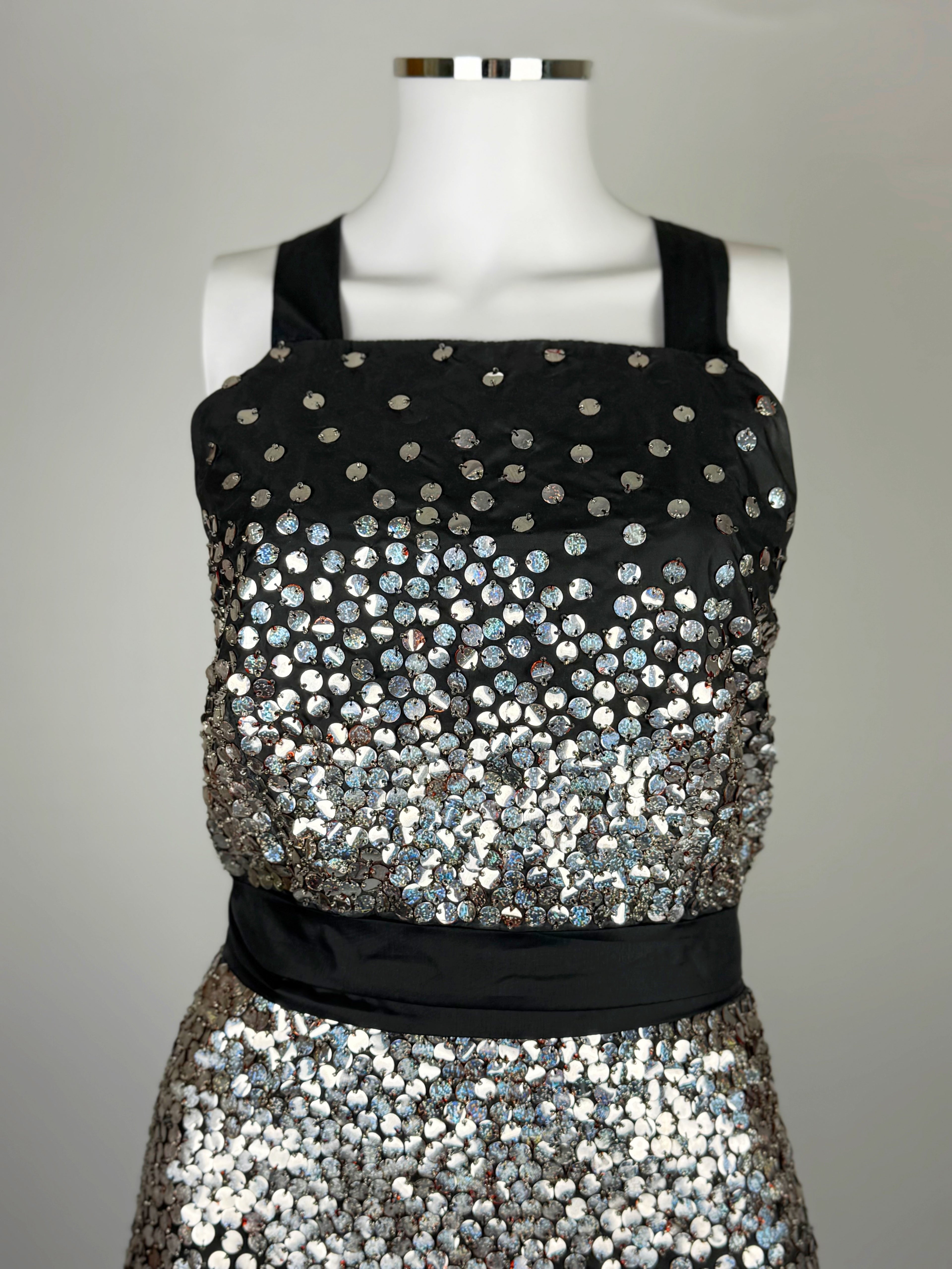 Fendi by Karl Lagerfeld Embellished Paillette Dress, FW 1996