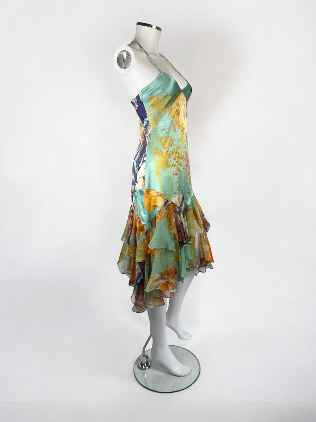 Just Cavalli Silk Floral Dress, c. 2004