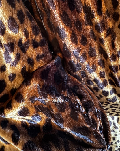 Yves Saint Laurent Velvet Leopard Gown, SS 1993