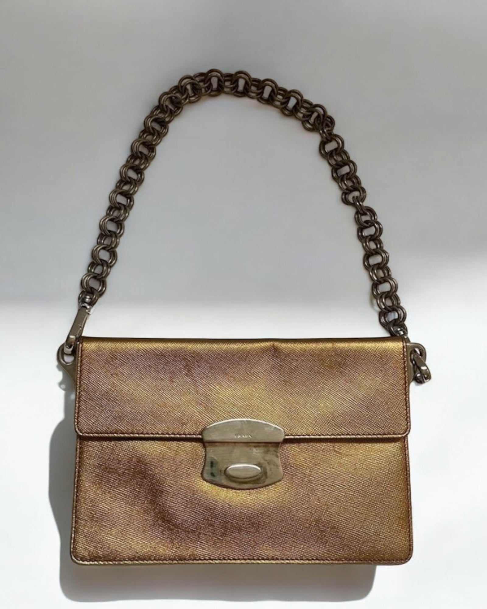 Prada Contenitori Piatti Bronze Bag, c. 2000s