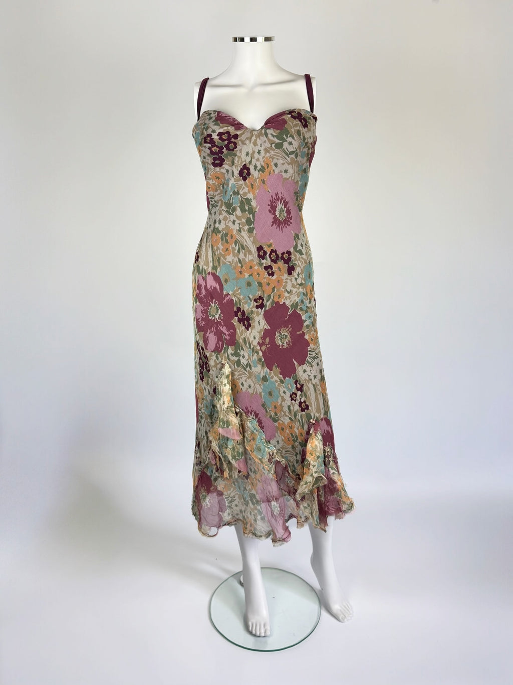 Ermanno Scervino Silk Floral Dress, SS 2005