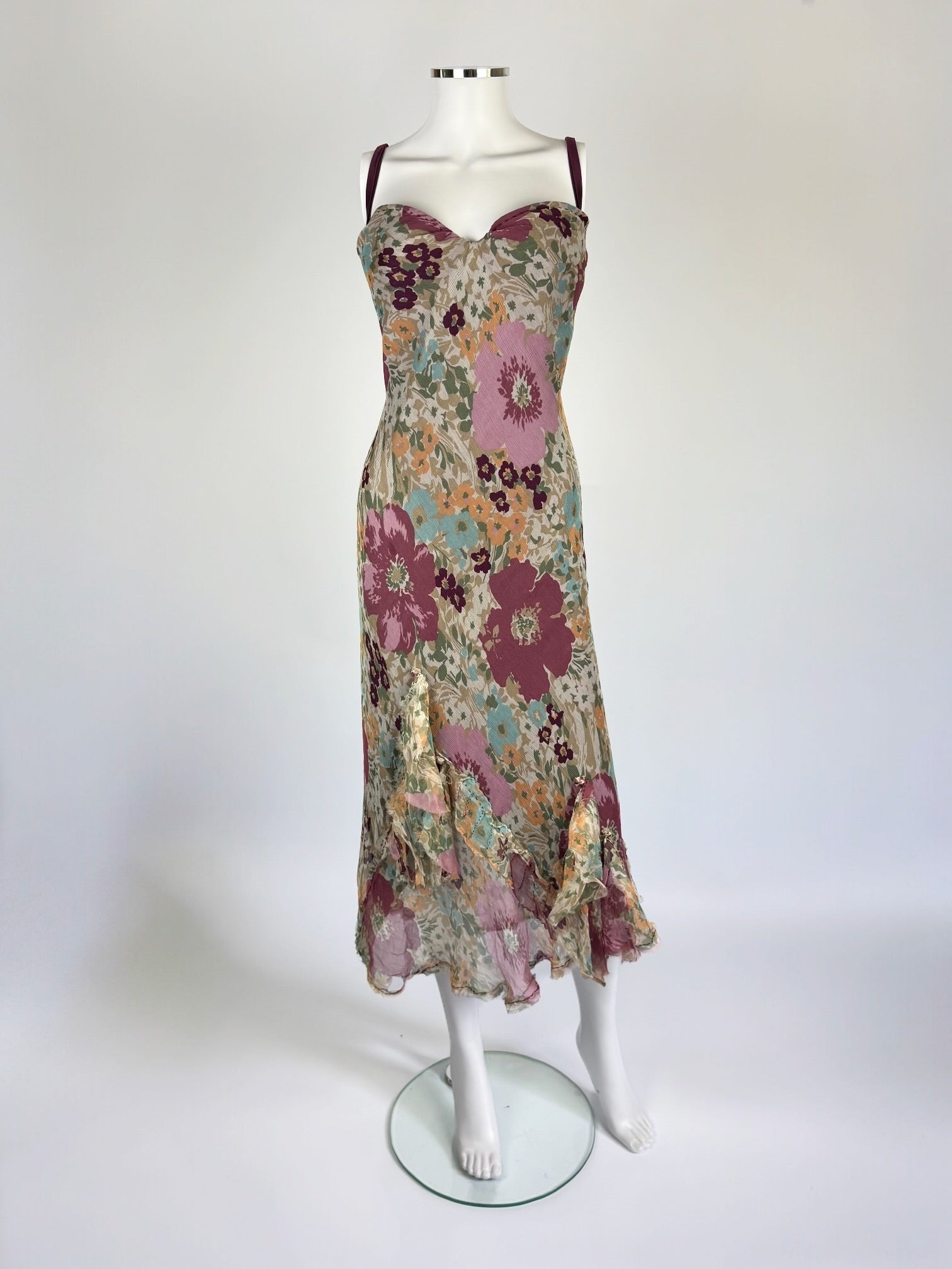 Ermanno Scervino Silk Floral Dress, SS 2005