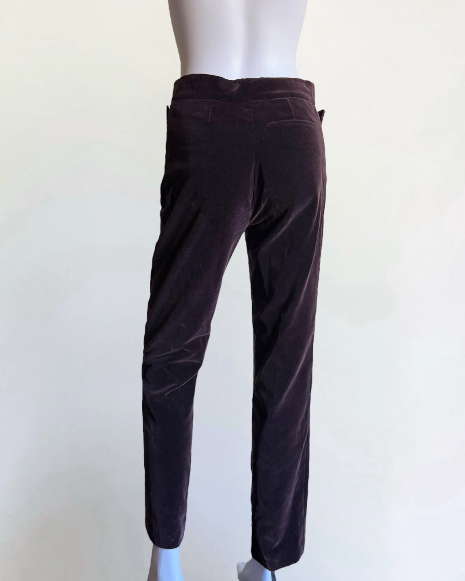 Yves Saint Laurent by Tom Ford Velvet Lace Up Trousers, FW 2001