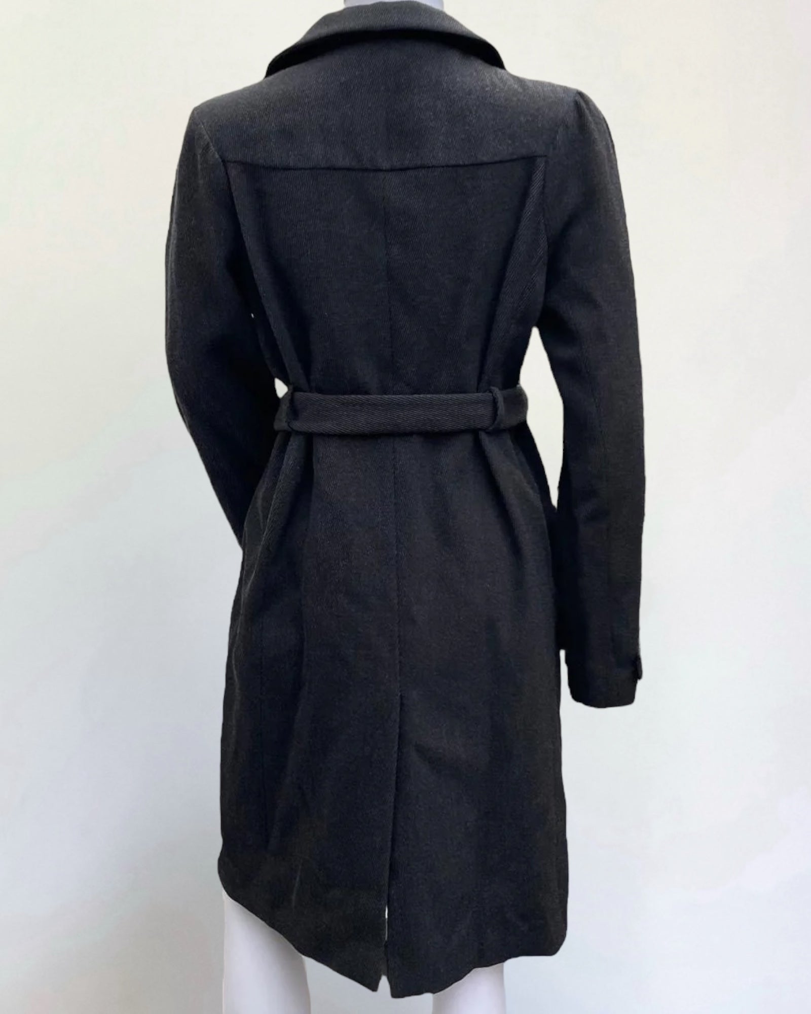 Miu Miu Grey Wool Belted Coat, 2008