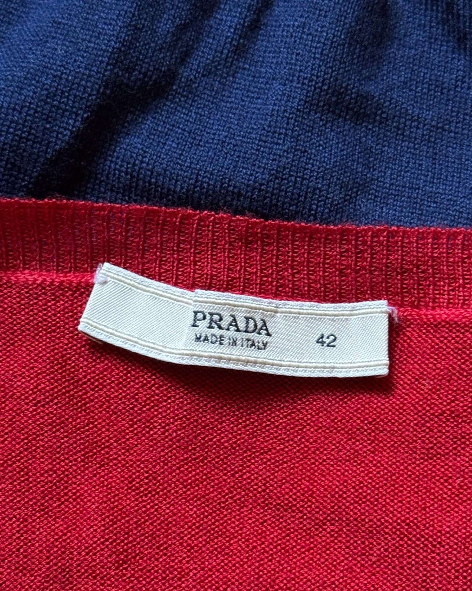 Prada Tie Dye Silk Wool Cardigan, SS 2004