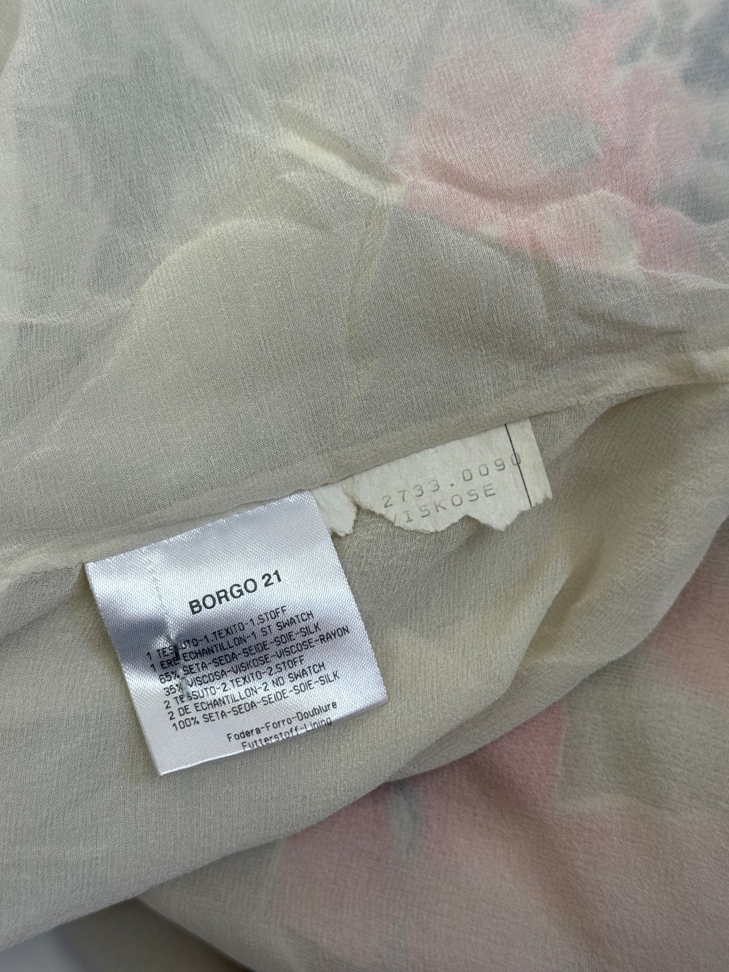 Giorgio Armani Silk Floral Gown, 2005