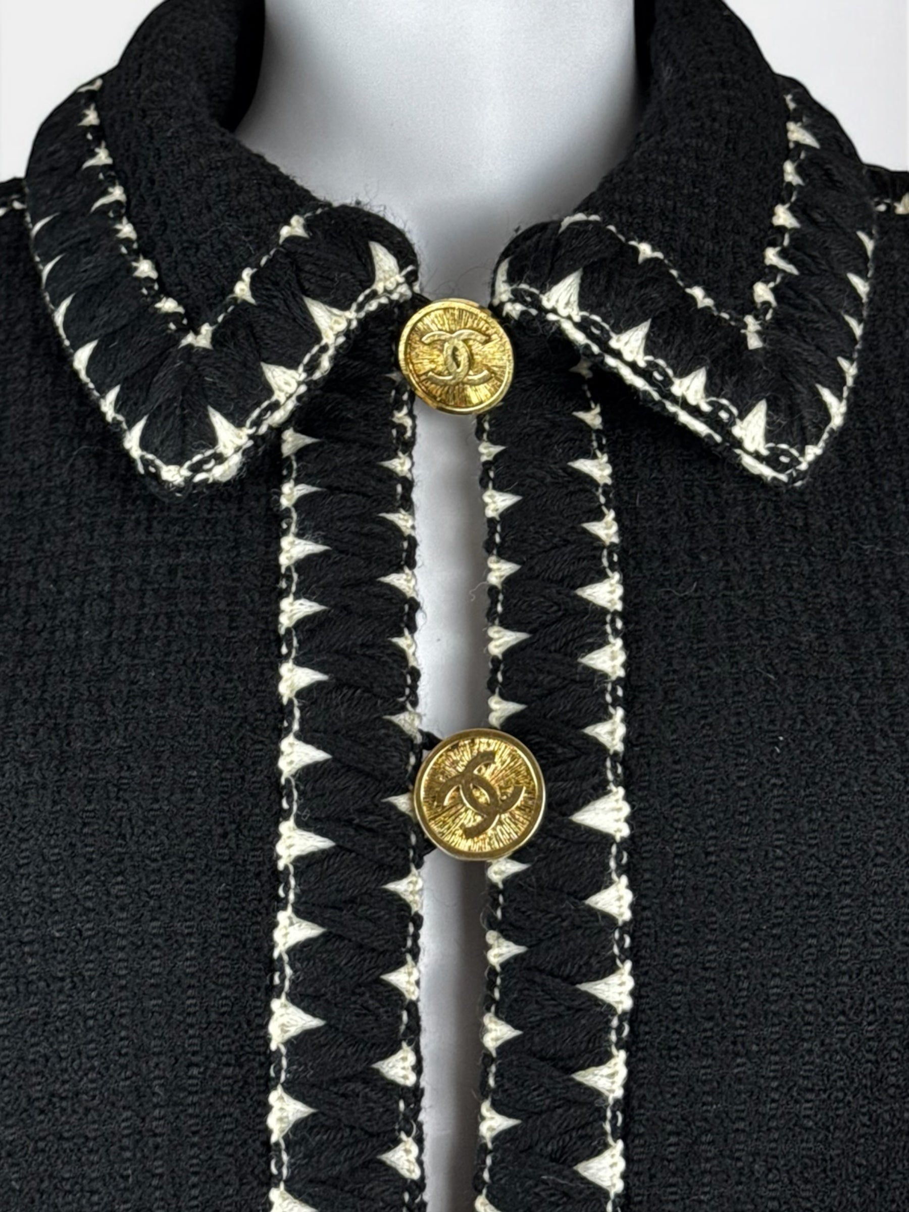 Chanel Wool Jacket with Silk Jewel Lining, FW 1990