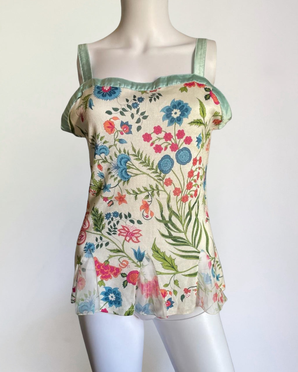 Christian Dior by John Galliano Silk Floral Cami, Resort 2008