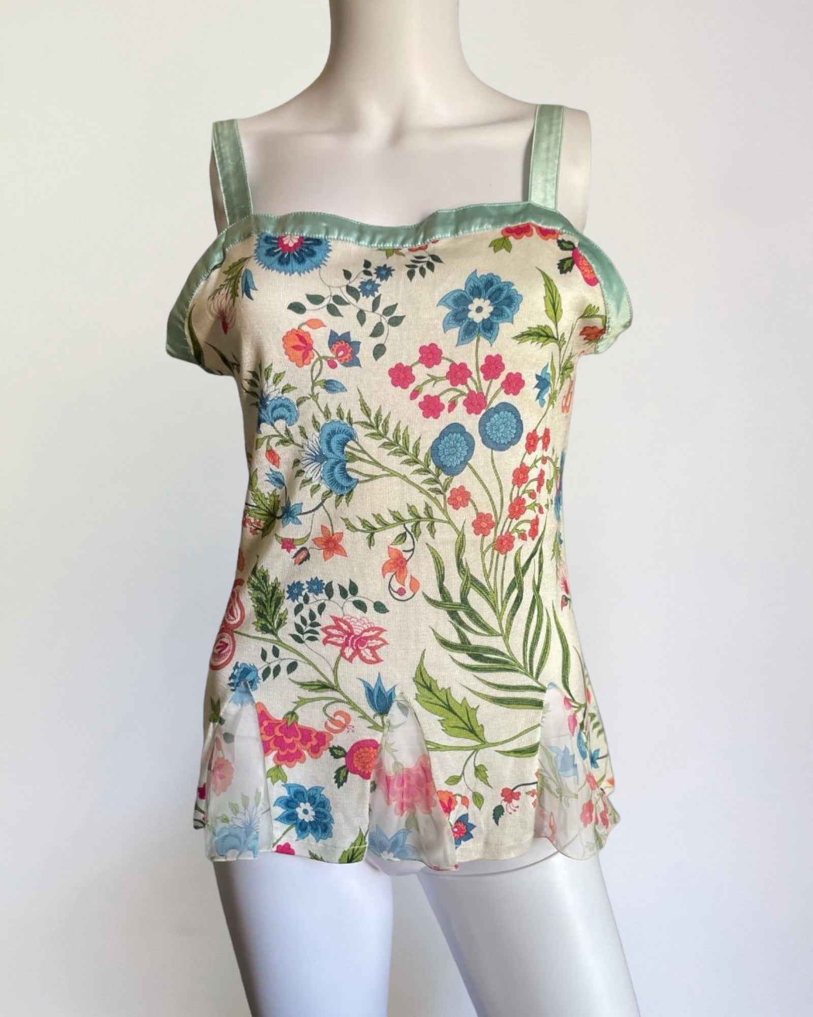 Christian Dior by John Galliano Silk Floral Cami, Resort 2008