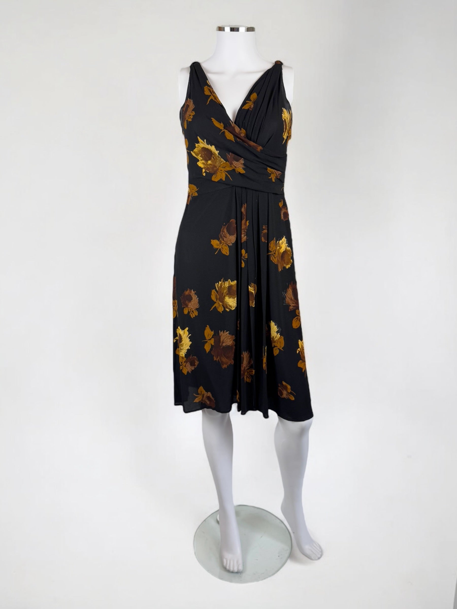 Prada Floral Silk Dress, FW 2005