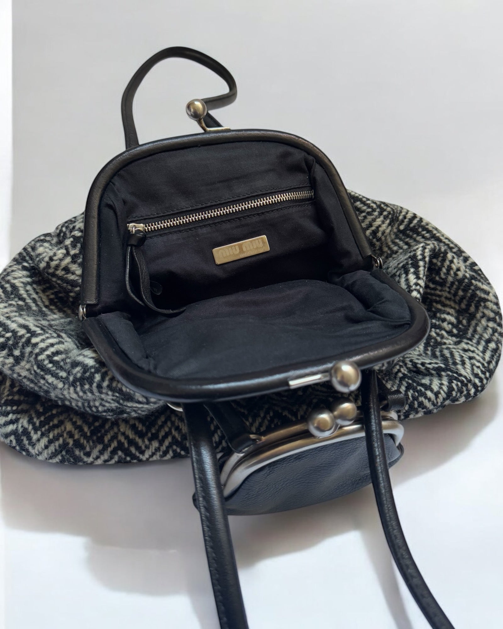 Miu Miu Tweed Handbag, c. 2000s