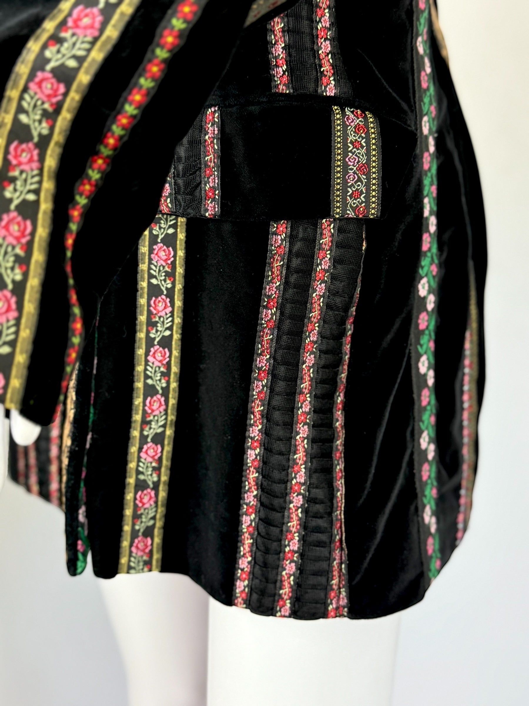 Dolce & Gabbana “Rich Hippie” Velvet Folk Jacket, SS 1993