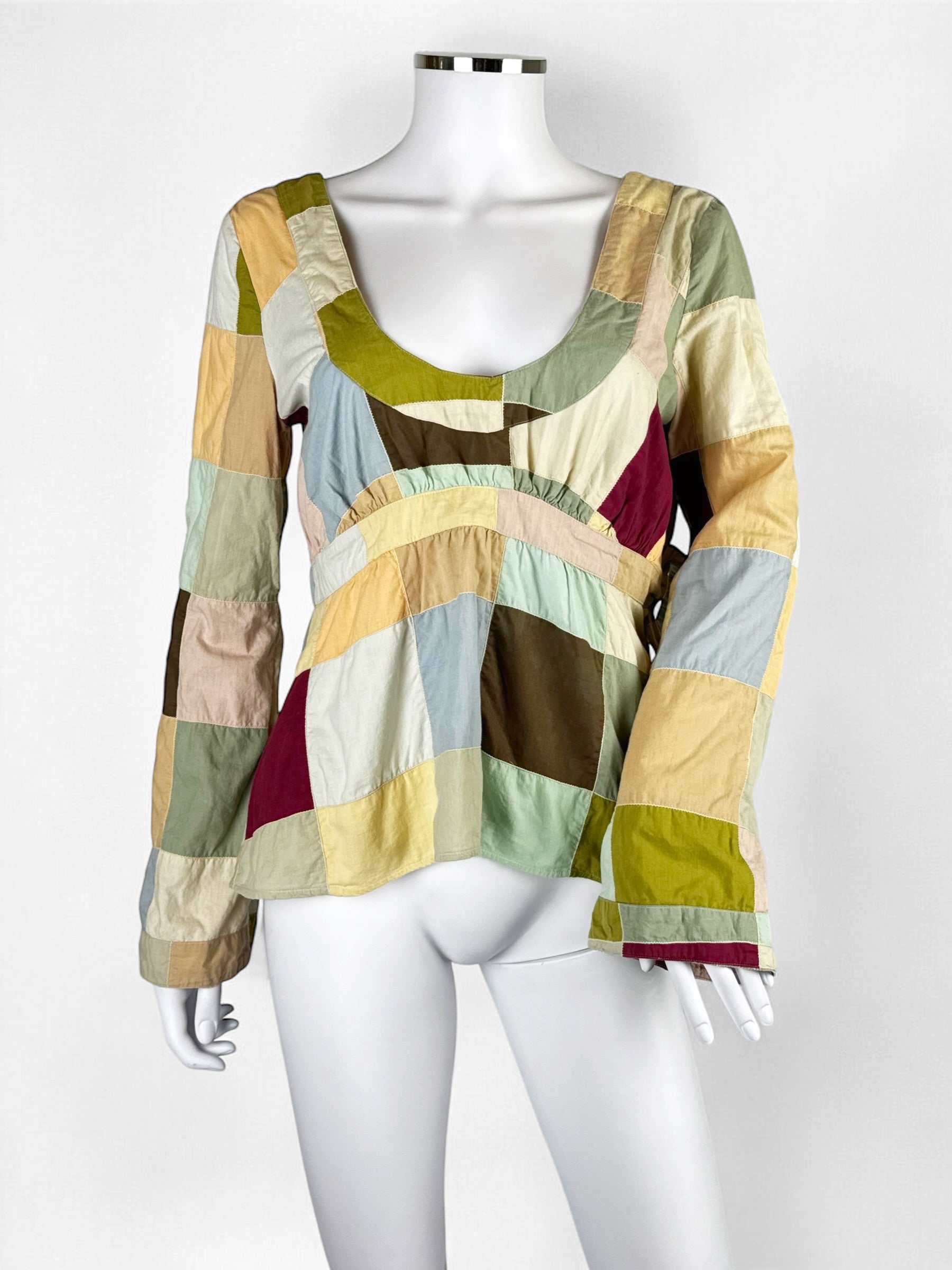 Marni Patchwork Cotton Blouse, FW 2002