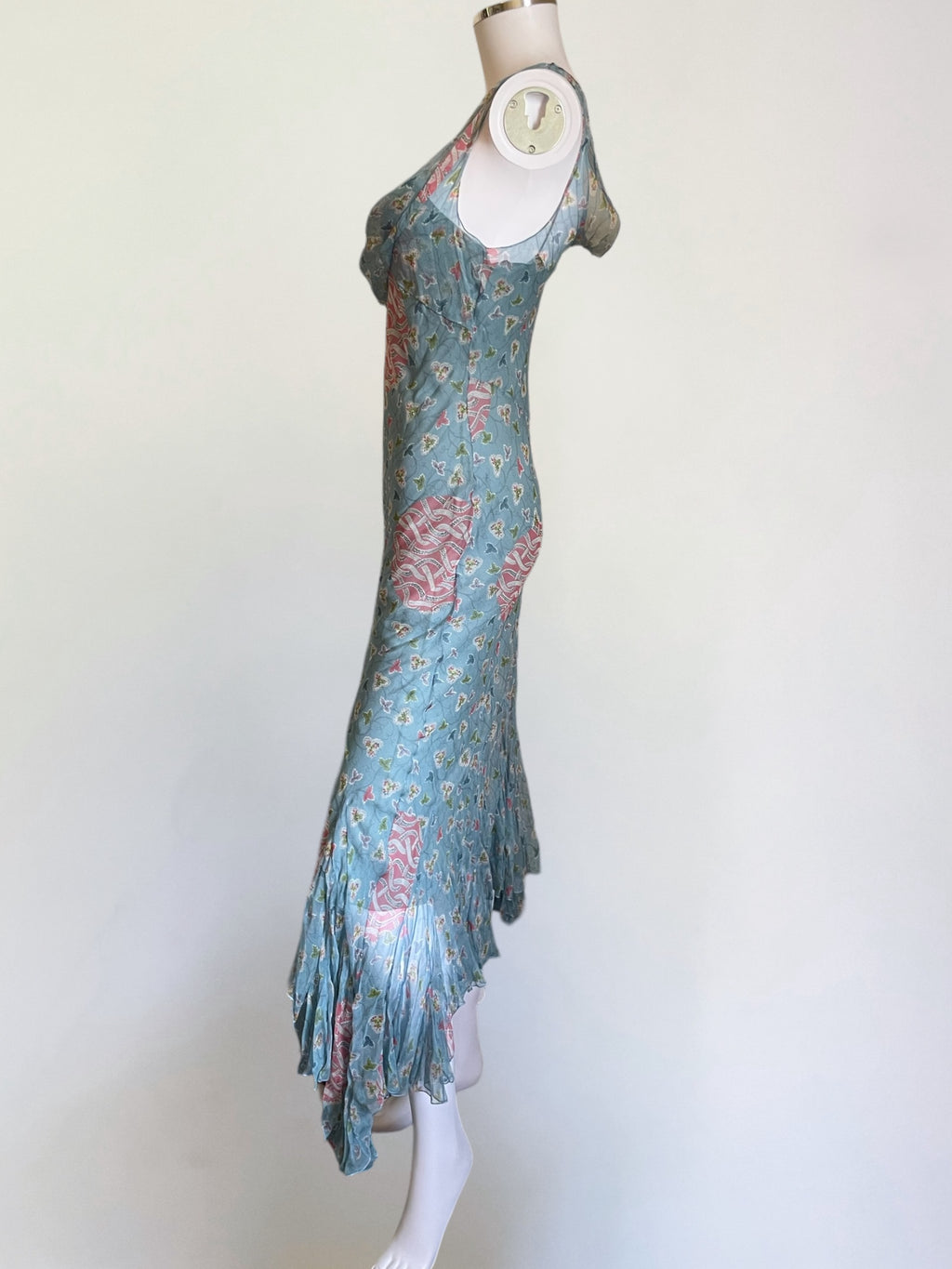 Christian Dior by John Galliano Floral Silk Bias Cut Gown, 2003