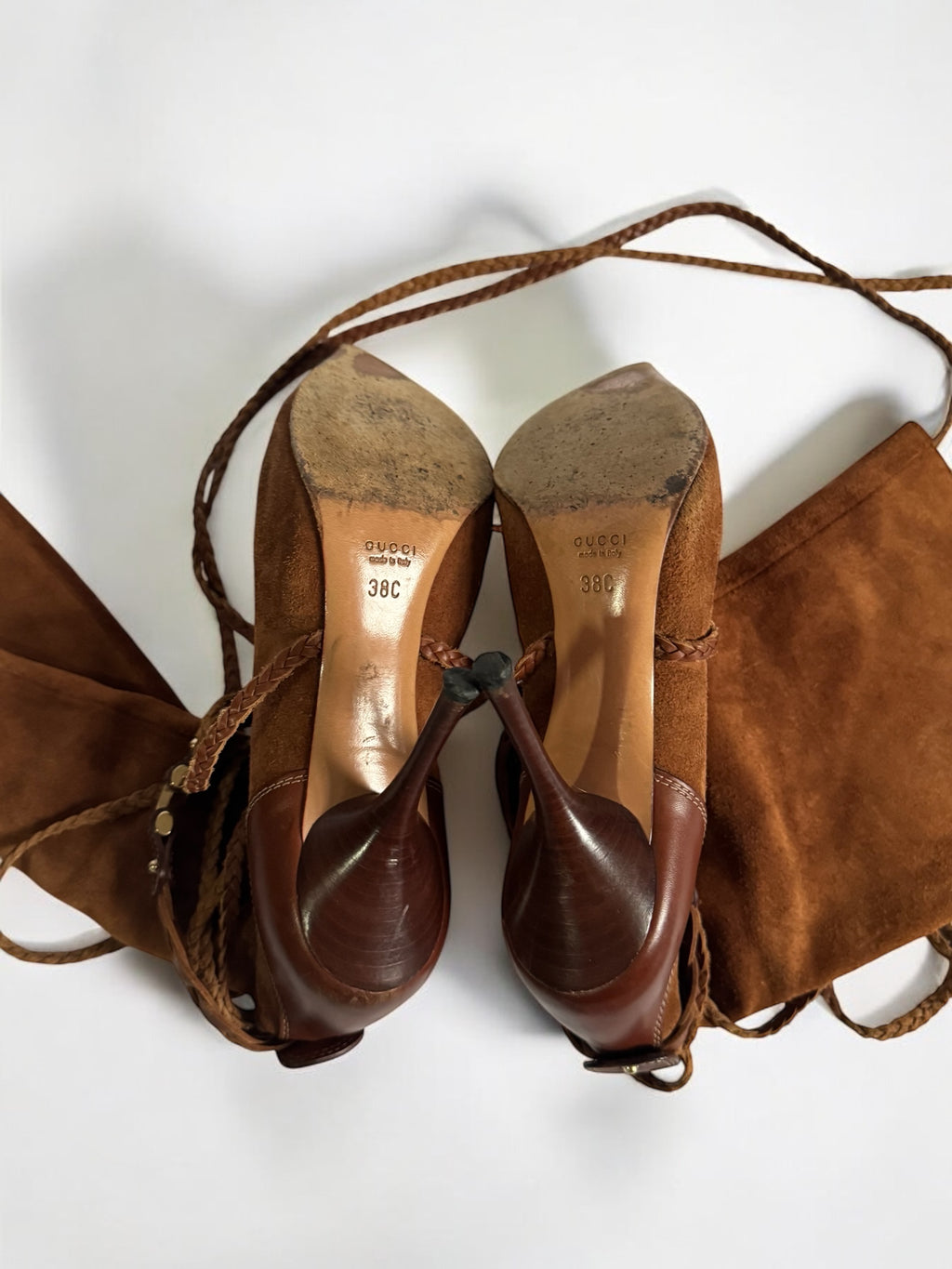 Gucci Tan Suede Western Boots, c. 2000s