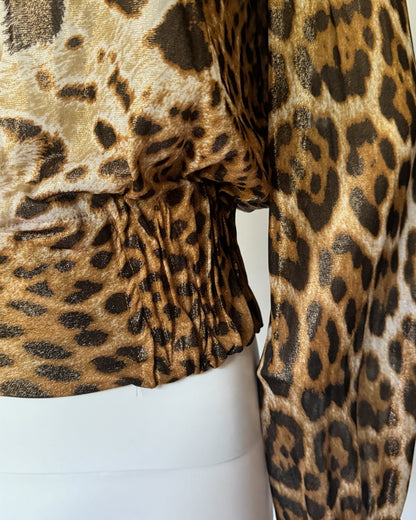 Yves Saint Laurent by Tom Ford Leopard Blouse, SS 2002