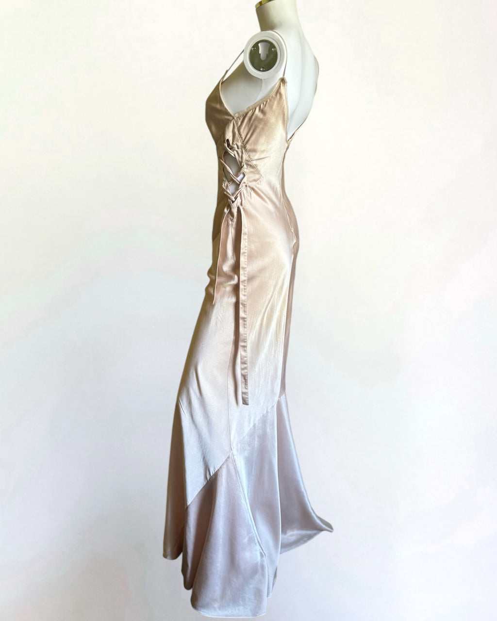 Roberto Cavalli Silk Satin Gown, c. 2004