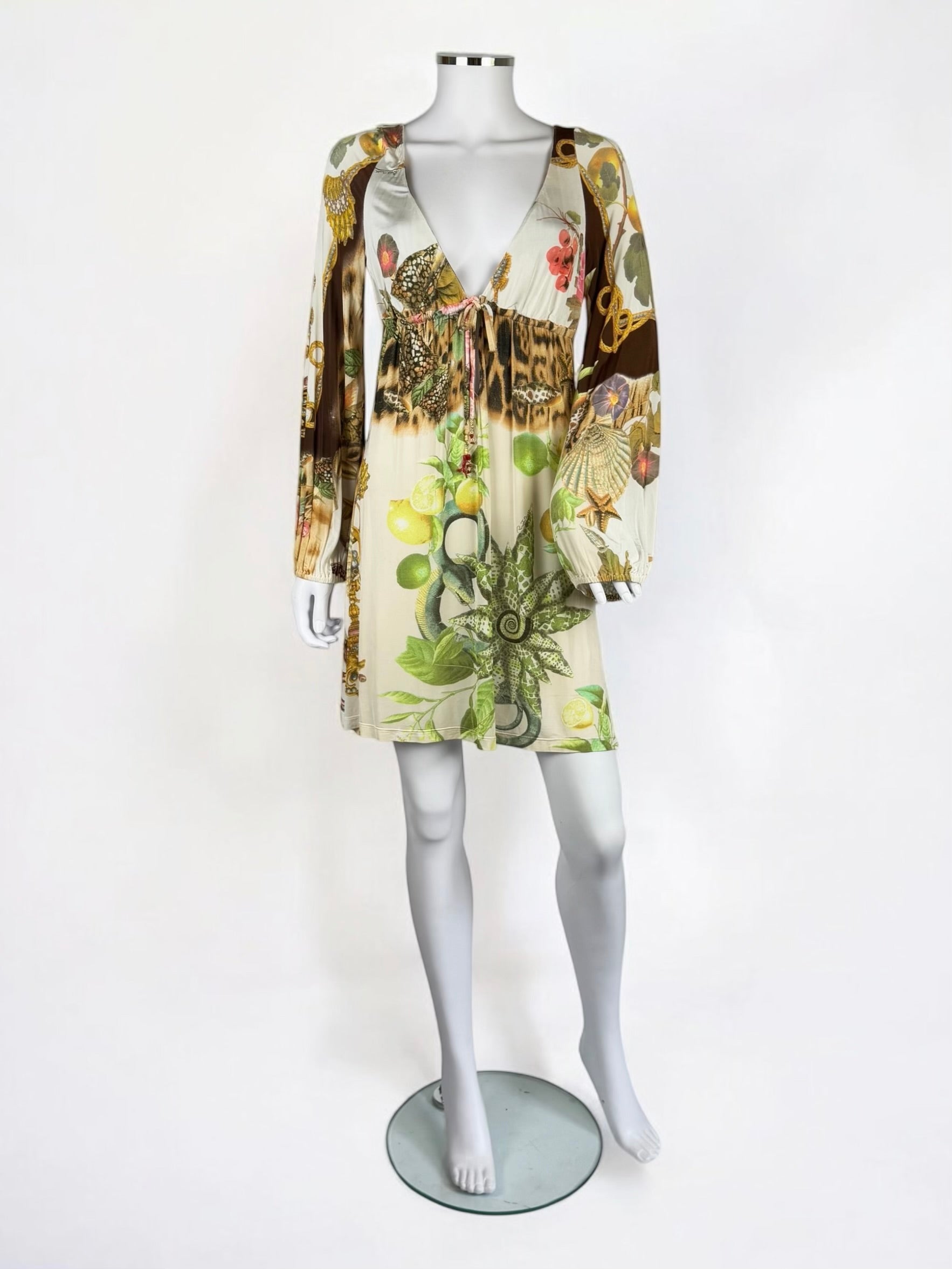Roberto Cavalli Printed Mini Dress, SS 2005