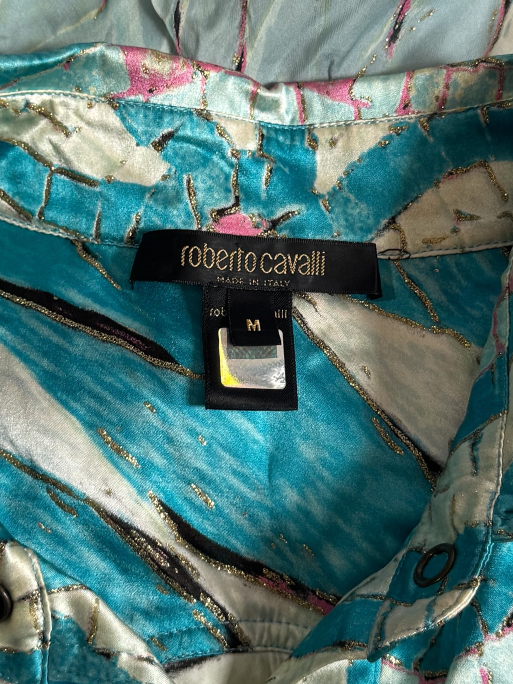 Roberto Cavalli Silk Kaleidoscope Dress, SS 2004
