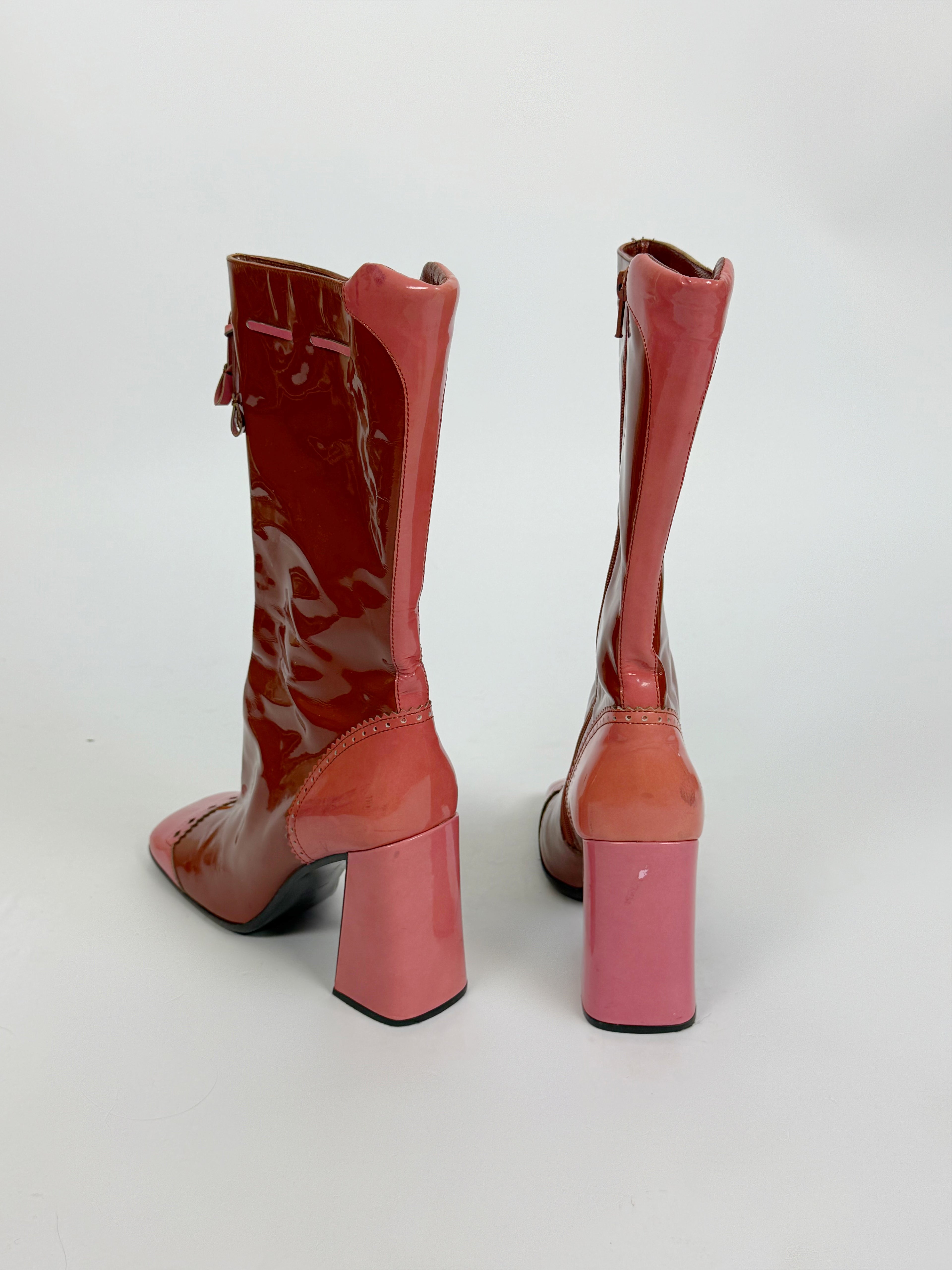 Prada Patent Boots, FW 1999