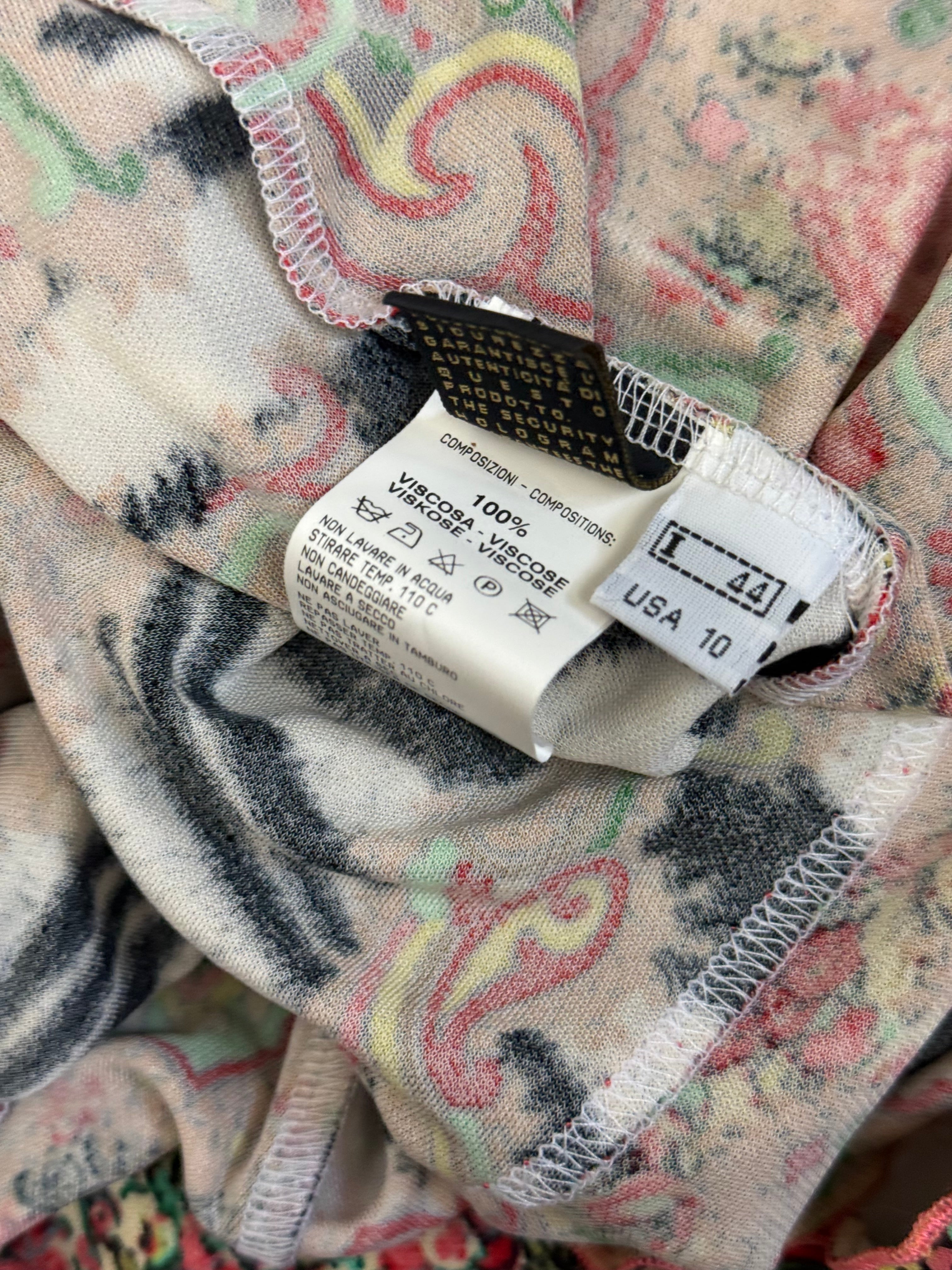 Roberto Cavalli Animal Patchwork Print Gown, c. 2000s