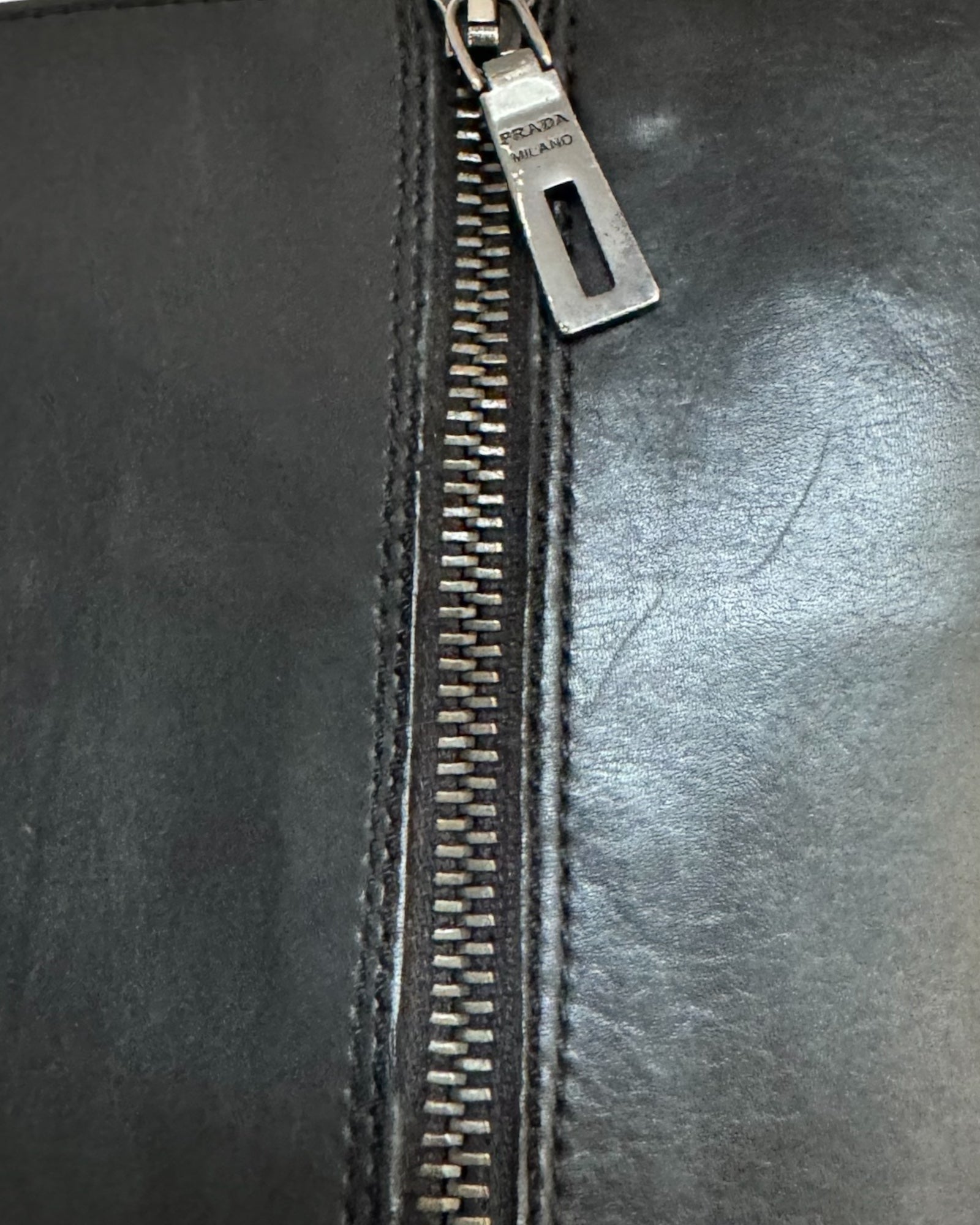 Prada Sport Black Leather Knee High Boots, c. 2000s