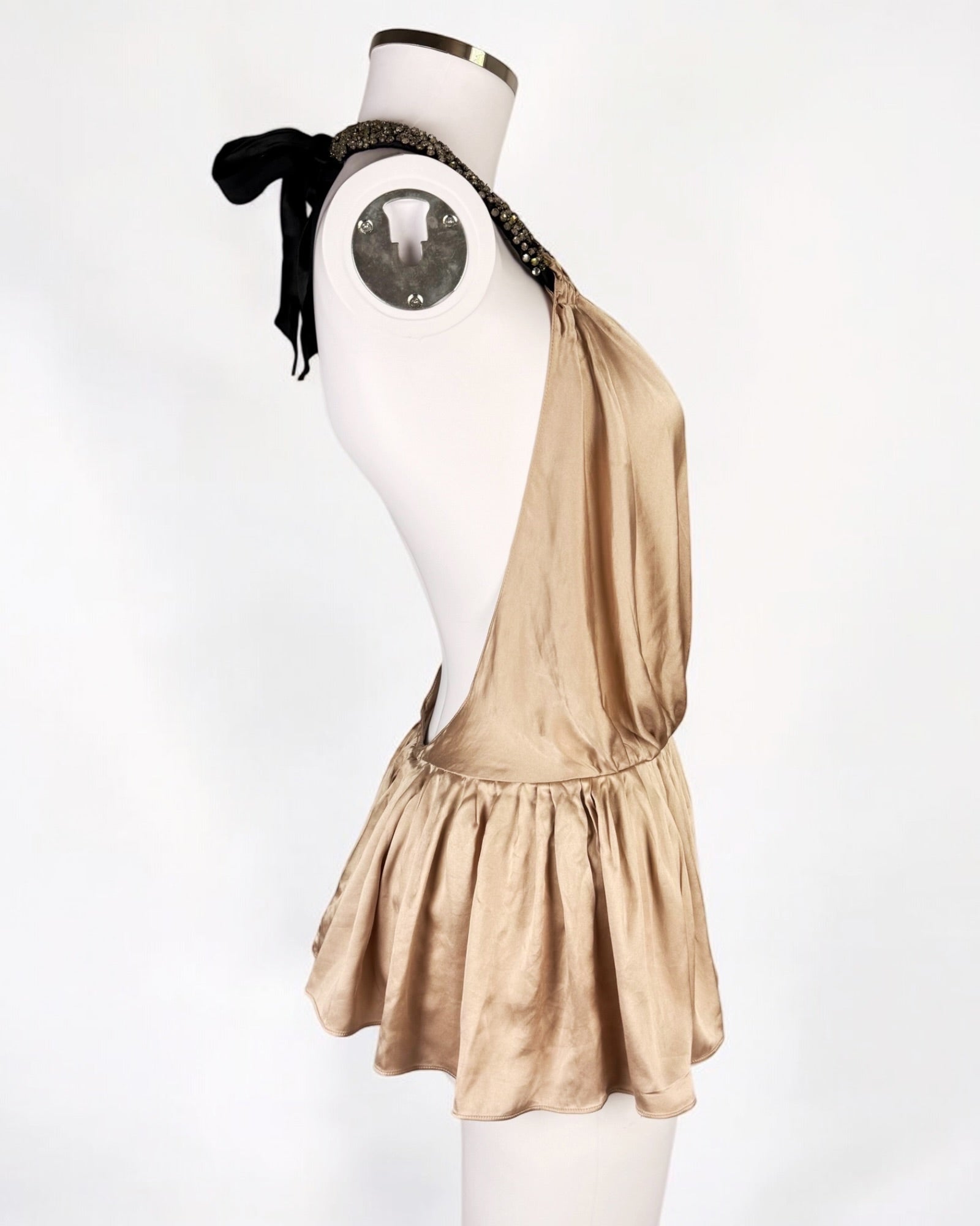 Chloé by Phoebe Philo Silk Embellished Top, SS 2005